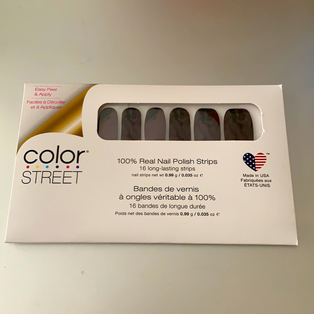 Color Street nail strips - Smoke’s On You
